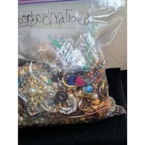 Jewelry Lot Jochabed Repurpose Bag 4 Plus Lbs Beads/Craft/Repurpose Pieces